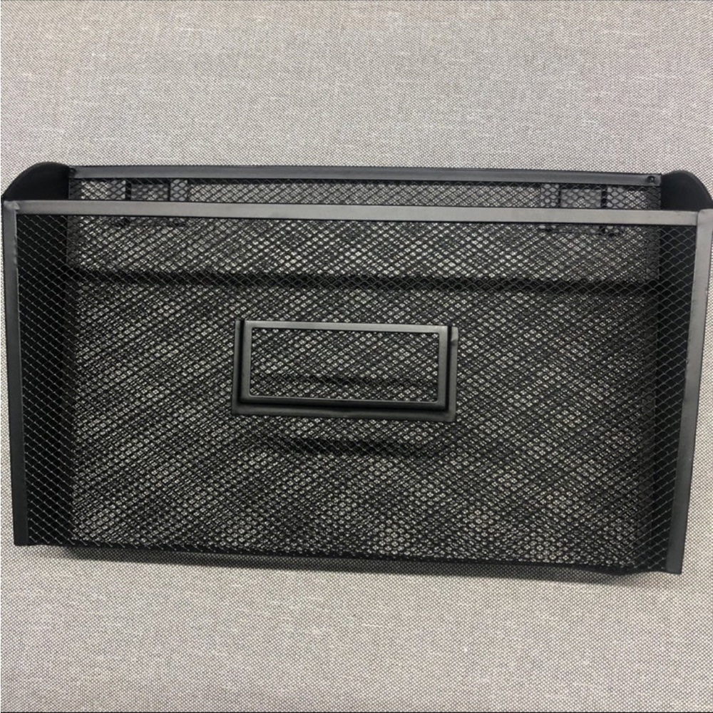 Black Mesh Wall File Organizer